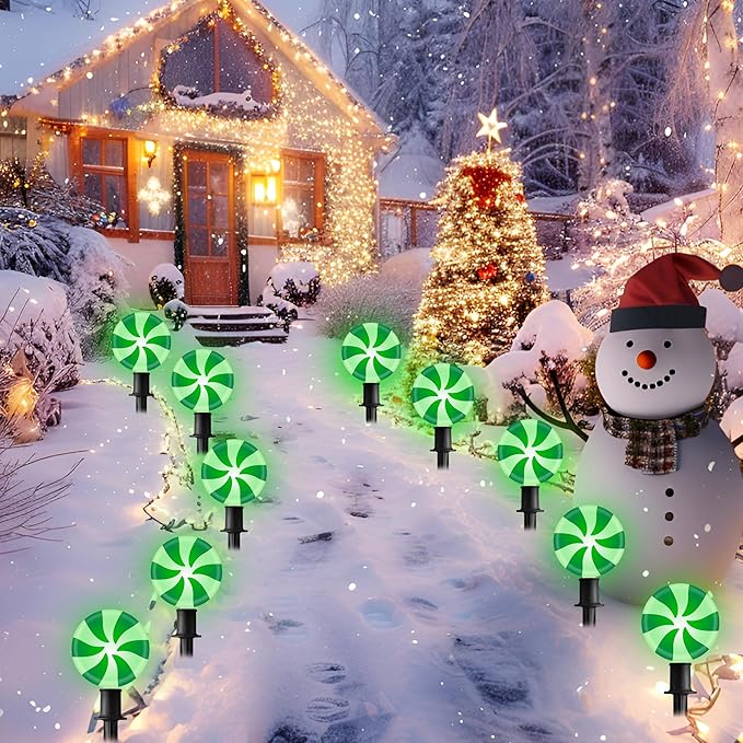 Ultimate Unicorn Christmas Lollipop Pathway Lights - Image 7