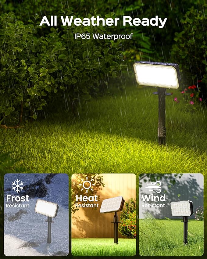 JACKYLED Solar Lights Outdoor Waterproof, Solar Tree Lights Outdoor - Image 6