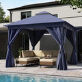 LAUSAINT HOME Semi-Permanent Outdoor Patio Gazebo 10'x10', Heavy Duty Party by LAUSAINTHOME