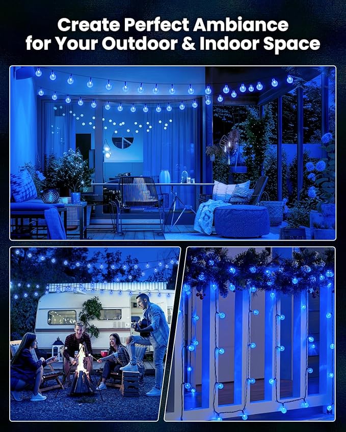 Brightown Solar String Lights Outdoor 60 Led 35.6 Feet Waterproof Solar Powered - Image 7