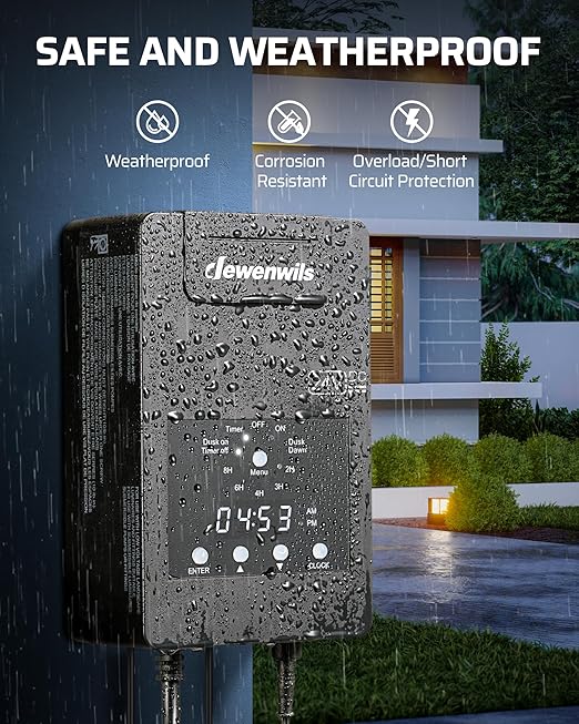 DEWENWILS 120W Low Voltage Landscape Transformer - Image 6
