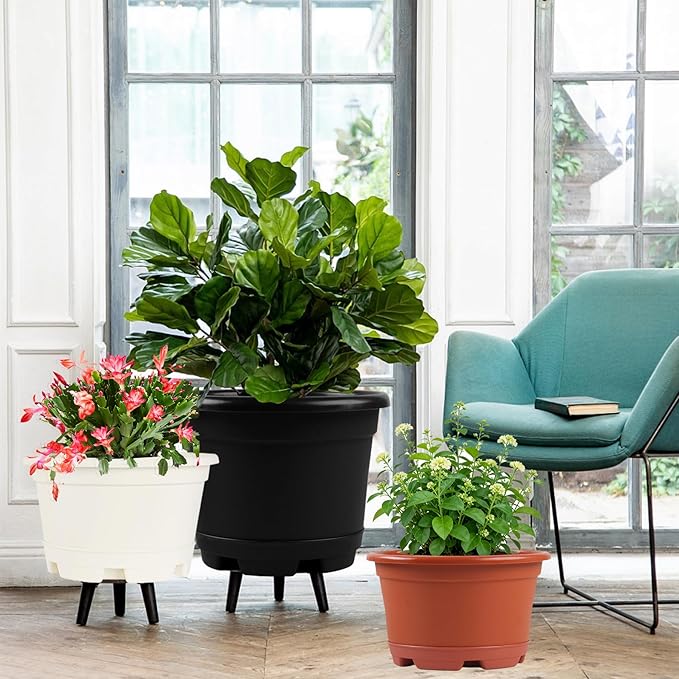 Outdoor Flower Pots 5 Packs 13 inch pots - Image 5