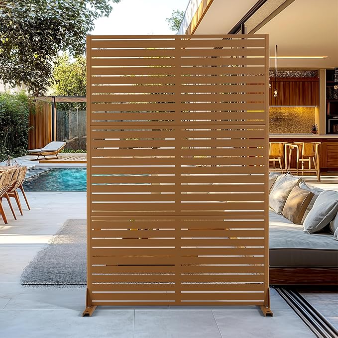 Outdoor Privacy Screen, Freestanding Privacy Fence Panels by FENCY