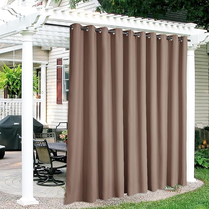 RYB HOME Outdoor Curtains Waterproof by RYBHOME