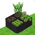 CJGQ Fabric Raised Garden Beds Outdoor, 2X2 Ft 4 Grids Plant Grow Bags by CJGQ