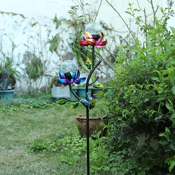 VCUTEKA Solar Garden Flowers - Image 2