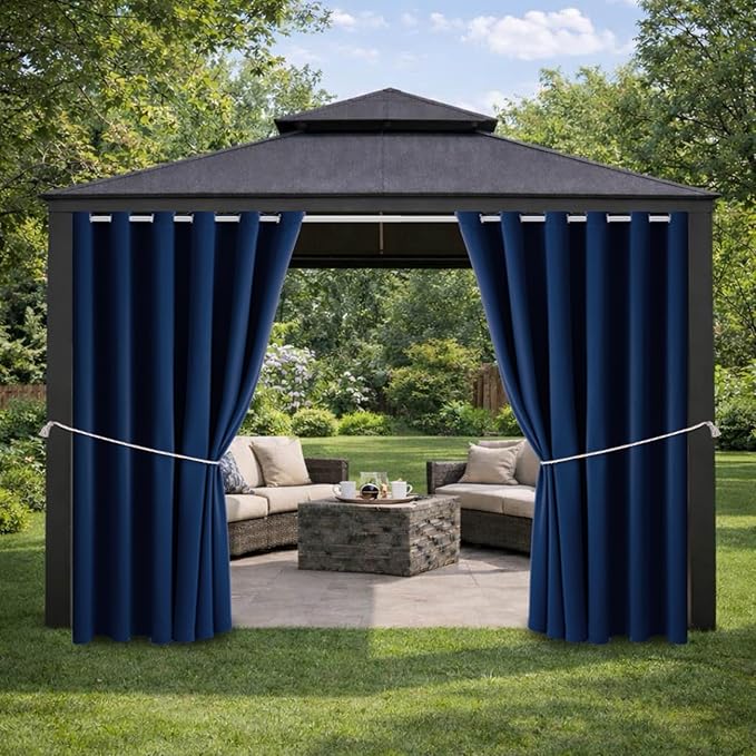 Outdoor Indoor Curtains W84 x L84 by DivaenCamino