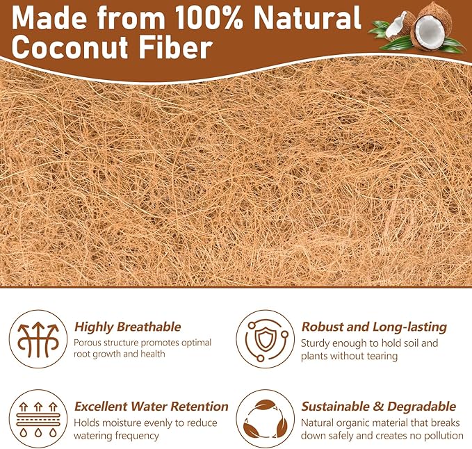 Riare 2 Pack 48 Inch Rectangle Coconut Liners - Image 3