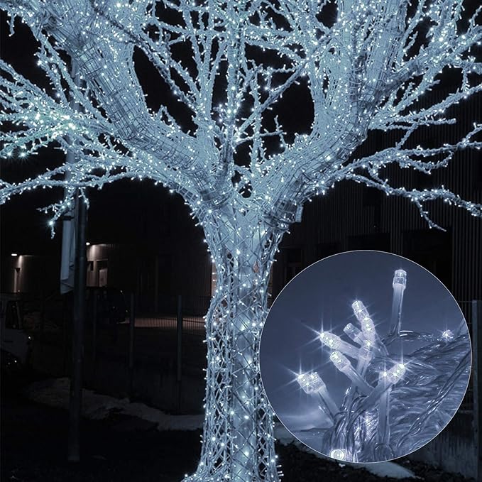 LJLNION 300 LED String Lights Outdoor Indoor, Extra Long 98.5FT Super Bright - Image 2
