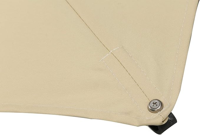 Outsunny 10ft Offset Patio Umbrella, Hanging Cantilever Umbrella, Square Shape - Image 8
