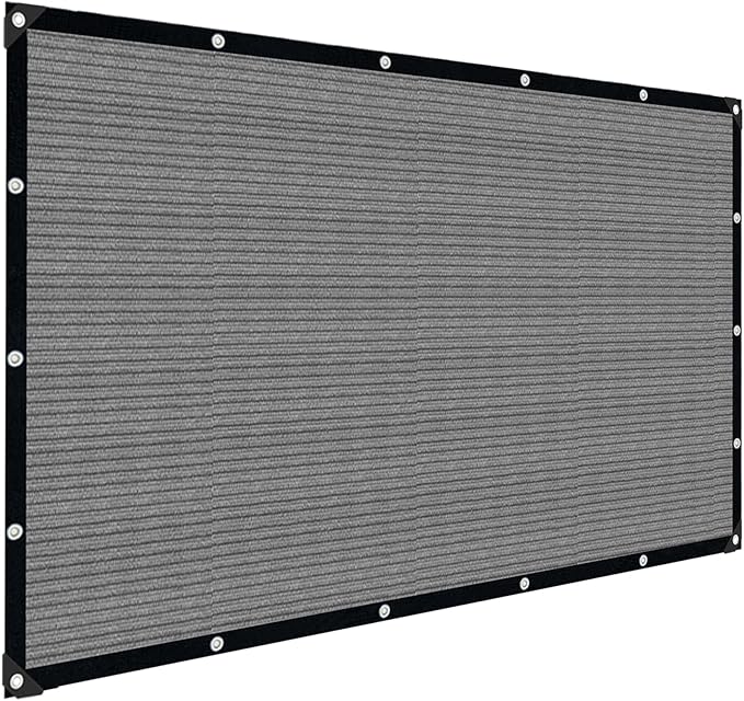Sun Shade Cloth with Grommets, 90% UV Protection Shade Fabric, Pergola Shade by IMSGVIFO