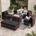 NICESOUL 29.3'' High Back Patio Set by NICESOUL