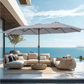 PHI VILLA 15ft Large Patio Umbrellas by PHIVILLAThepioneerofcomfortablehouseholdsupplies