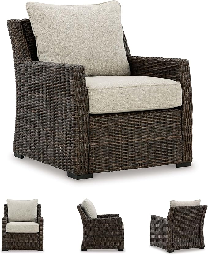 Signature Design by Ashley Brook Ranch Casual Nuvella Weather Resistant Fabric - Image 7