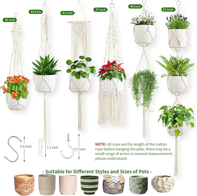 Macrame Plant Hangers - Image 7