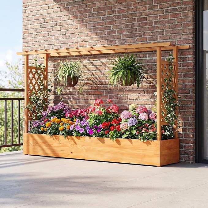 Giantex 2 Pcs Raised Garden Bed - Image 2