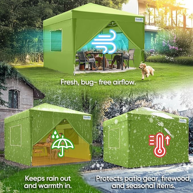 Quictent Privacy 10x10 Pop up Canopy Tent - Image 4
