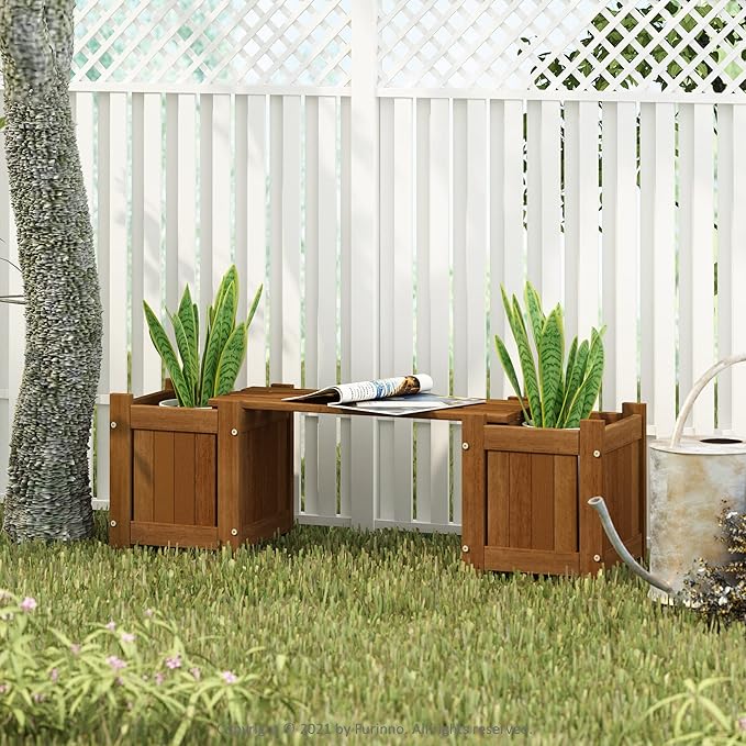 Furinno Tioman Hardwood Mini Outdoor Planter Box - Image 10