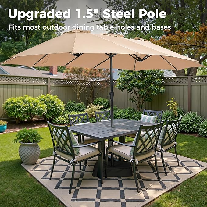 SUPERJARE 13FT Outdoor Umbrella - Image 3