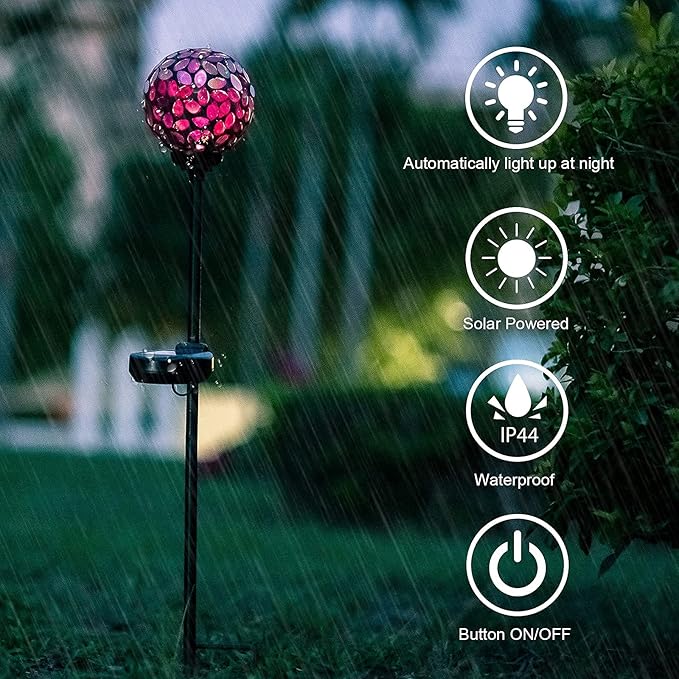 VCUTEKA Solar Lights Outdoor Decorative - Image 6