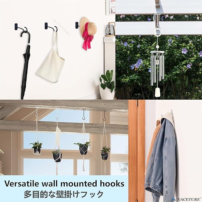 NACETURE Ceiling Hooks Heavy Duty 2 Pack - Image 7