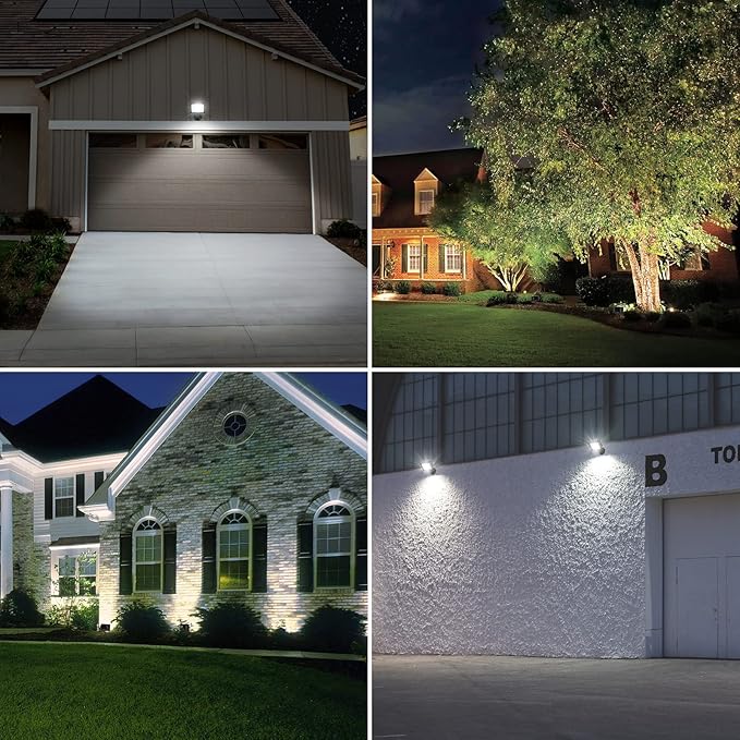 DEWENWILS 2 Pack 34W Flood Lights Outdoor, 3200 LM Super Bright IP65 Waterproof - Image 6