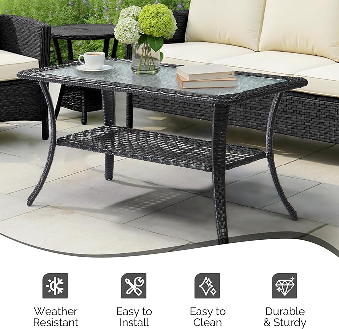 VINGLI Outdoor Coffee Table - Image 6
