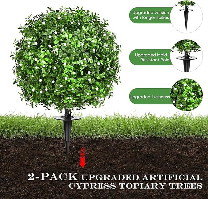 Artificial Topiary Bushes for Outdoors - Image 4