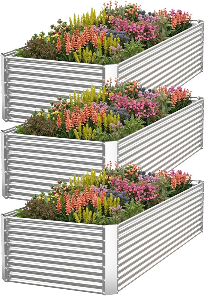 3 Pack Tall 4x2x1.5FT Raised Beds by OZMSHF