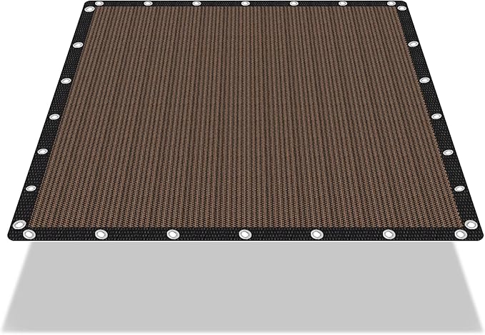 EMERIT 90% Shade Cloth Sun Shade Fabric Privacy Screen Shade Cover by eMERIT