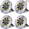 Solar Ground Lights, Waterproof Solar Garden Lights, Upgraded Outdoor Garden by Rayolon