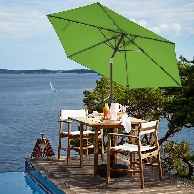 JEAREY 7.5FT Patio Umbrella Market Table Umbrella - Image 4