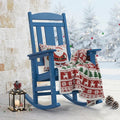LUE BONA Rocking Chair Outdoor, Weather Resistant Poly Plastic Rocker Chairs by LUEBONA