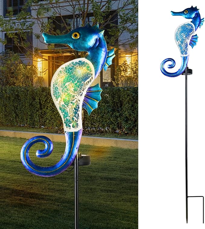 Yiosax-Solar Outdoor Lights Decorative-Yard Outdoor Decor-Garden Stakes by Yiosax