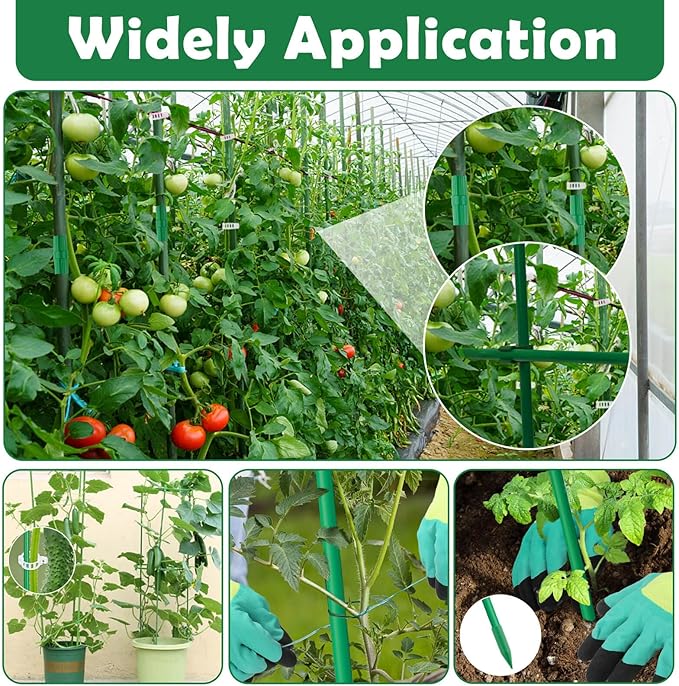 Cludoo 162PCS Garden Stakes Set - Image 5