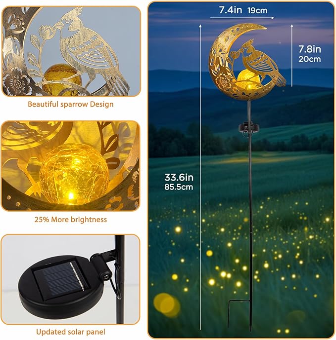 Solar Phoenix Bird Lights Outdoor - Image 4