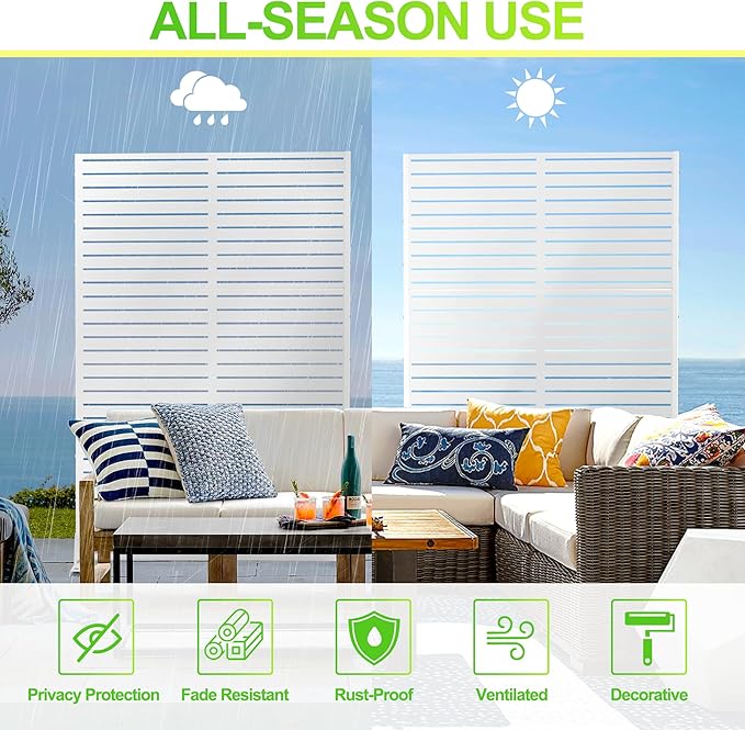 Outdoor Privacy Screen, Freestanding Privacy Fence Panels - Image 6