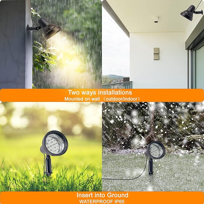 SUNLONG Solar Powered Spot Lights Outdoor Waterproof 2 in 1 Bright Solar - Image 5