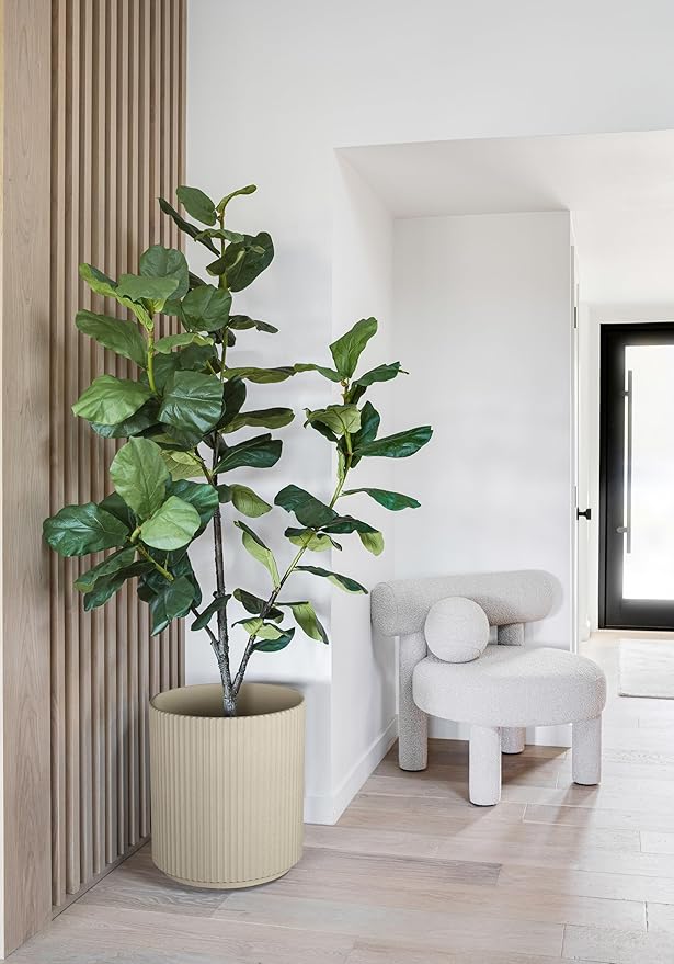 Veradek Demi Planter for Indoor/Outdoor Use | Made from Plastic & Concrete - Image 5