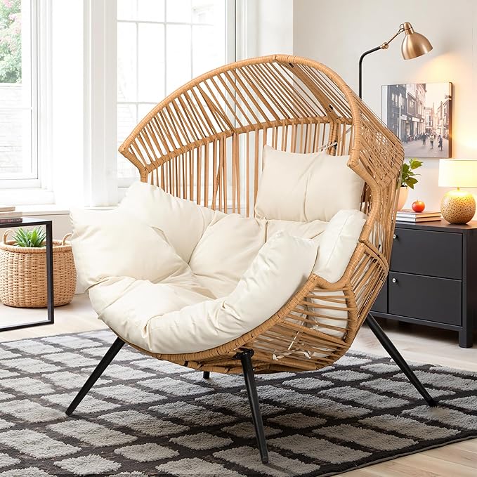 Vongrasig Wicker Egg Chair PE Rattan Chair by Vongrasig