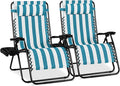 Best Choice Products Set of 2 Extra Wide Adjustable Steel Mesh Zero Gravity by BestChoiceProducts