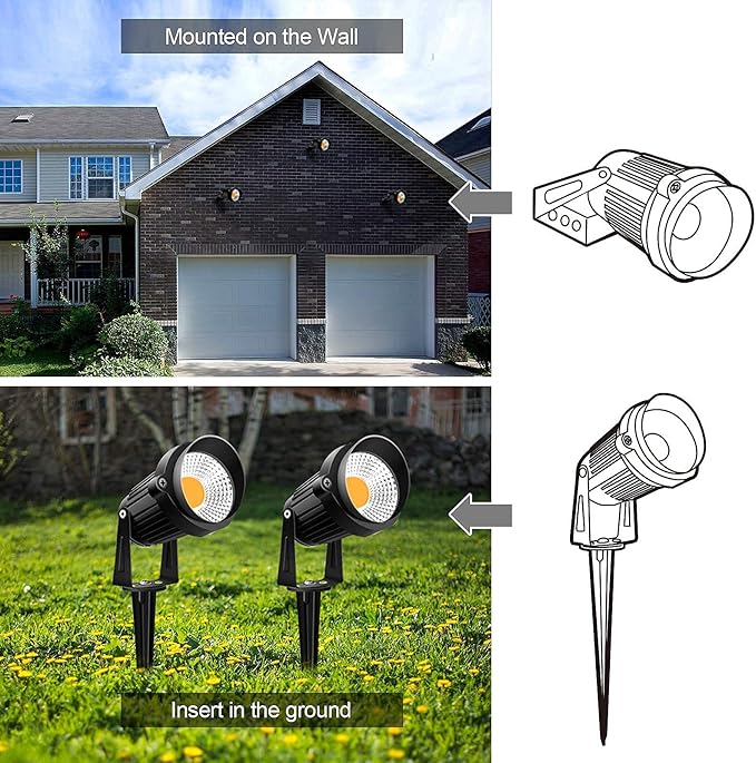 ZUCKEO 10W Low Voltage Landscape Lights LED Landscape Lighting - Image 9