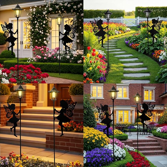ZKLiLi Fairy Solar Garden Light, Outdoor Garden Fairy Decor Waterproof Large - Image 6