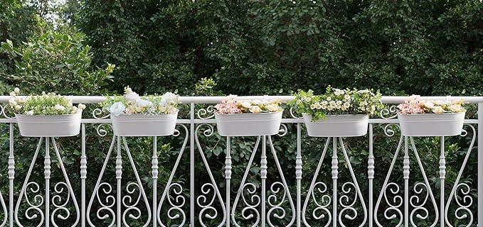 Dahey 5 Pcs Metal Iron Hanging Flower Pots - Image 5