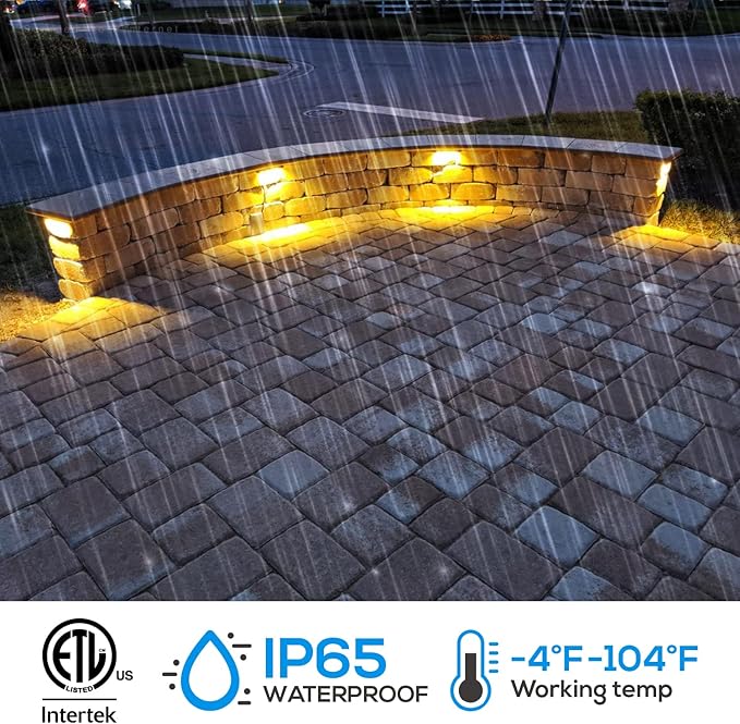 LEONLITE 8-Pack Premium Series 5CCT 7 Inch LED Hardscape Lighting Swivel - Image 5