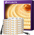 HitLights LED Strip Lights Warm White 3000K, 16.4ft High Density Tape Light by HitLights