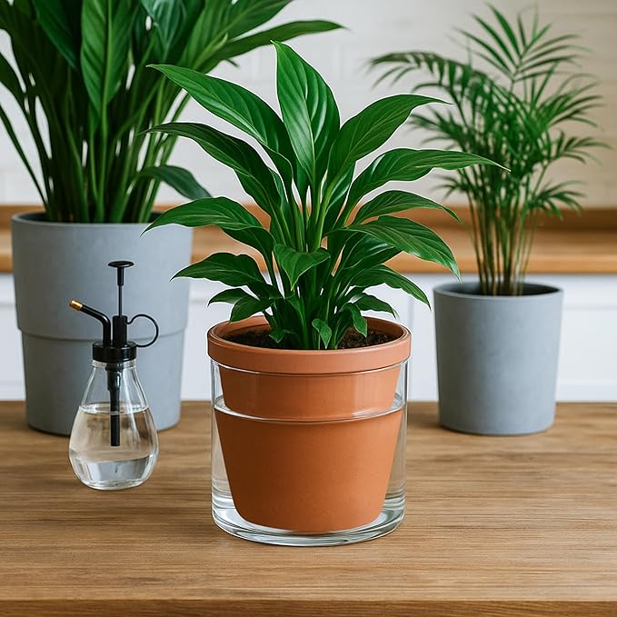 D'vine Dev 6 Inch Design Self Watering Pot - Image 6