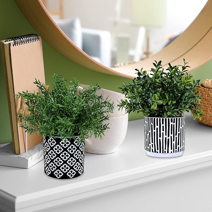 Winlyn 3-Pack Artificial Potted Plants - Image 7