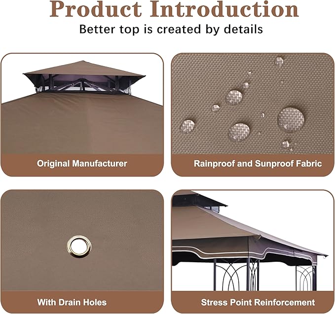 SCOCANOPY Replacement Gazebo Canopy - Image 5