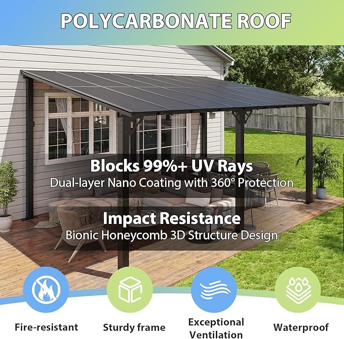 Aoxun 16'x 10' Premium Gazebo - Image 6